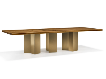 VERO - ESA - Rectangular solid wood table by Arte Brotto - view 2